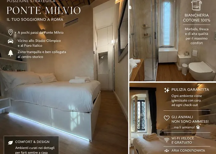 Ponte Milvio Elegance & Private Parking Roma